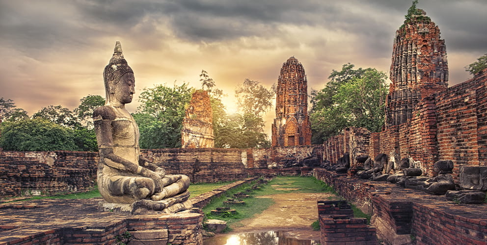 タイの電車で行くアユタヤ遺跡は価値ある旅歩きだったたびじんミナ