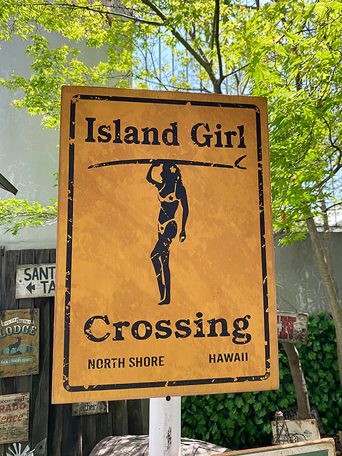 カイルアのおしゃれ看板♪ハワイ雑貨のセレクトショップこものやさん あんど。あろはあんど.あろは通信～Hawaii Zakka selectshop♪