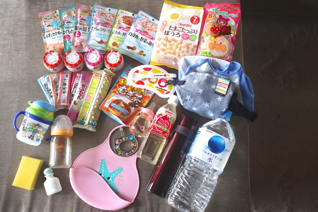 ０歳６ヶ月の赤ちゃんとの旅行に持っていったものほりまなみ 旅場作り
