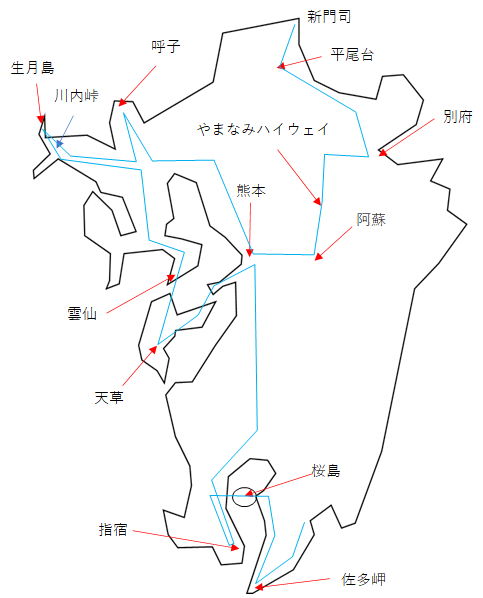 たった2ヶ月で日本一周のバイク旅はできる！実際のルートを公開