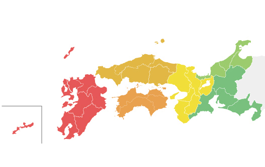 北海道と西日本を同じ大きさの円で囲ってみた→16府県がすっぽり「北海道はでっかいどう」な結果が話題よろず〜ニュース