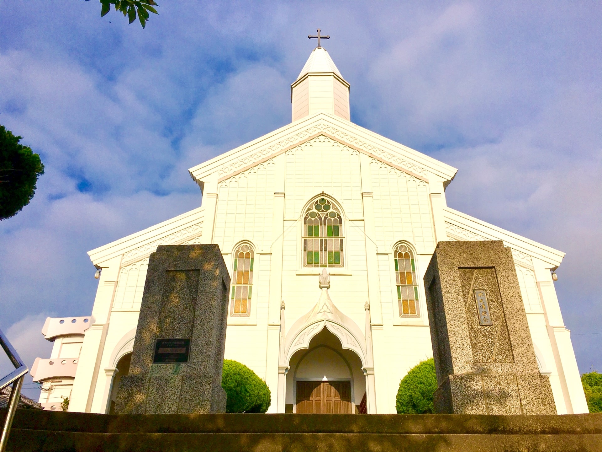 五島列島福江島の潜伏キリシタン資料館のある 堂崎教会五島列島ファン