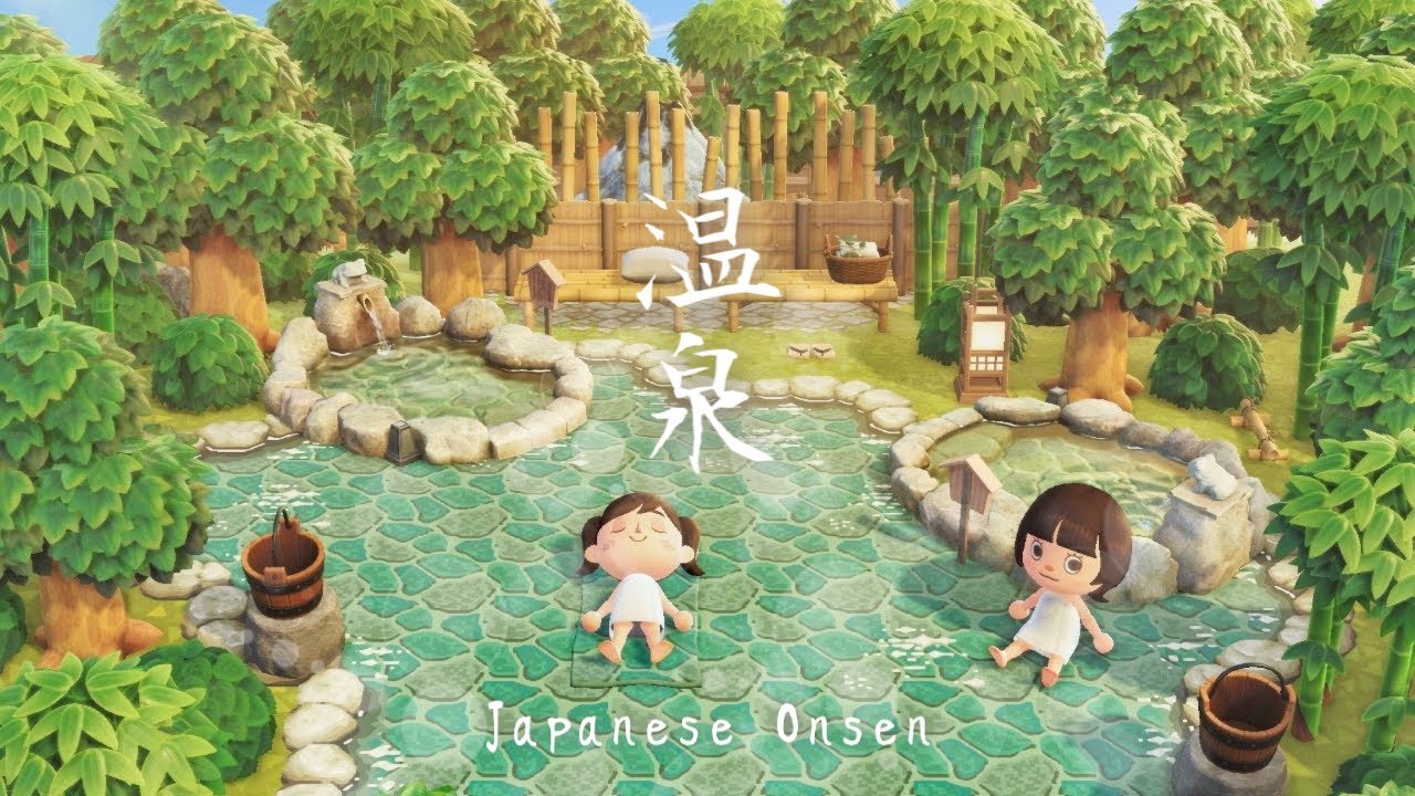 あつ森 あつまれどうぶつの森 温泉の入り方やレイアウト!温泉旅館におすすめな家具紹介!あつ森 敦盛 マイデザイン・レイアウトまとめ