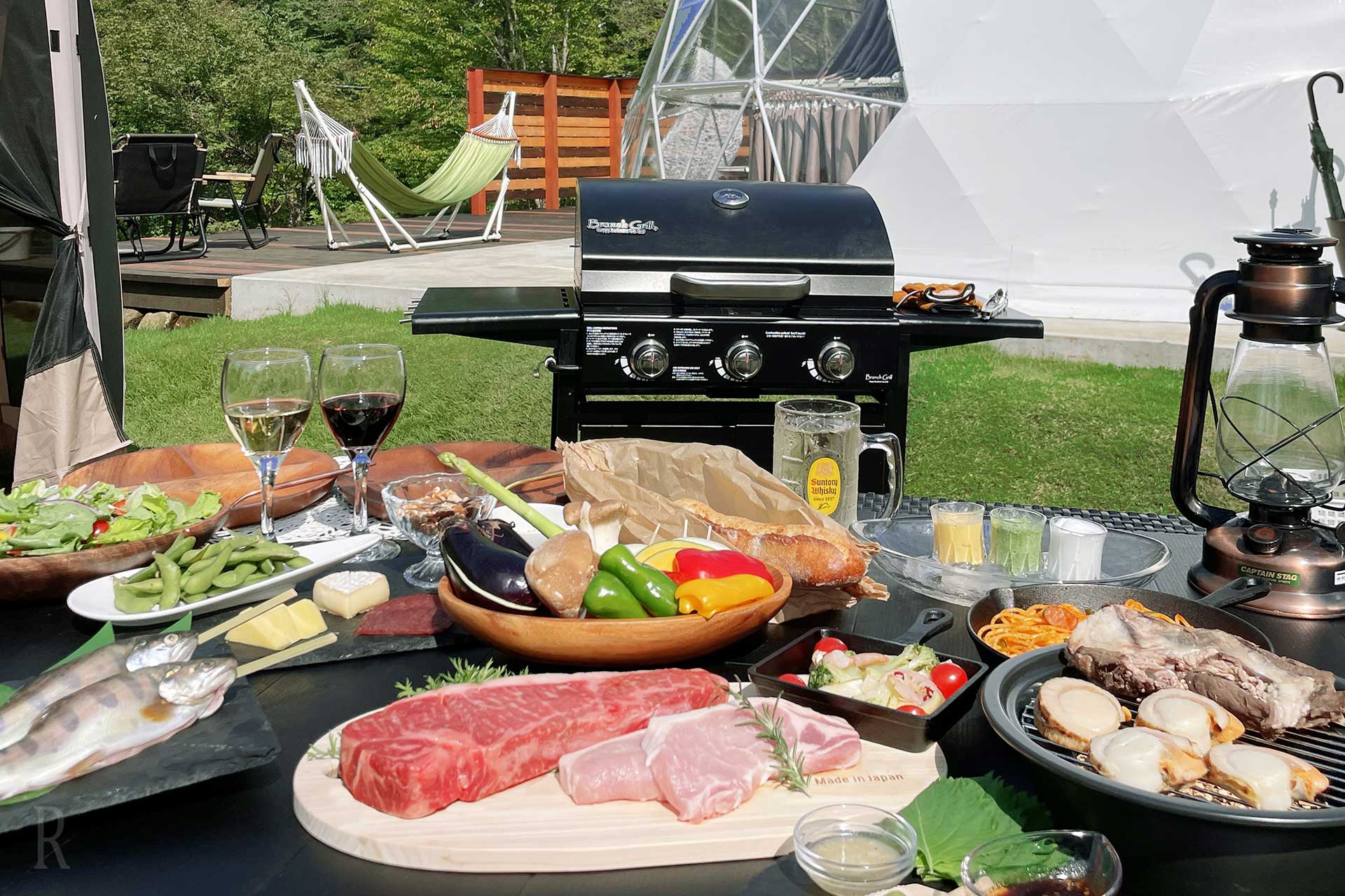 山梨県都留市 THE FORESTのグランピング料金プランや設備アメニティに食事メニューまとめグランプレス