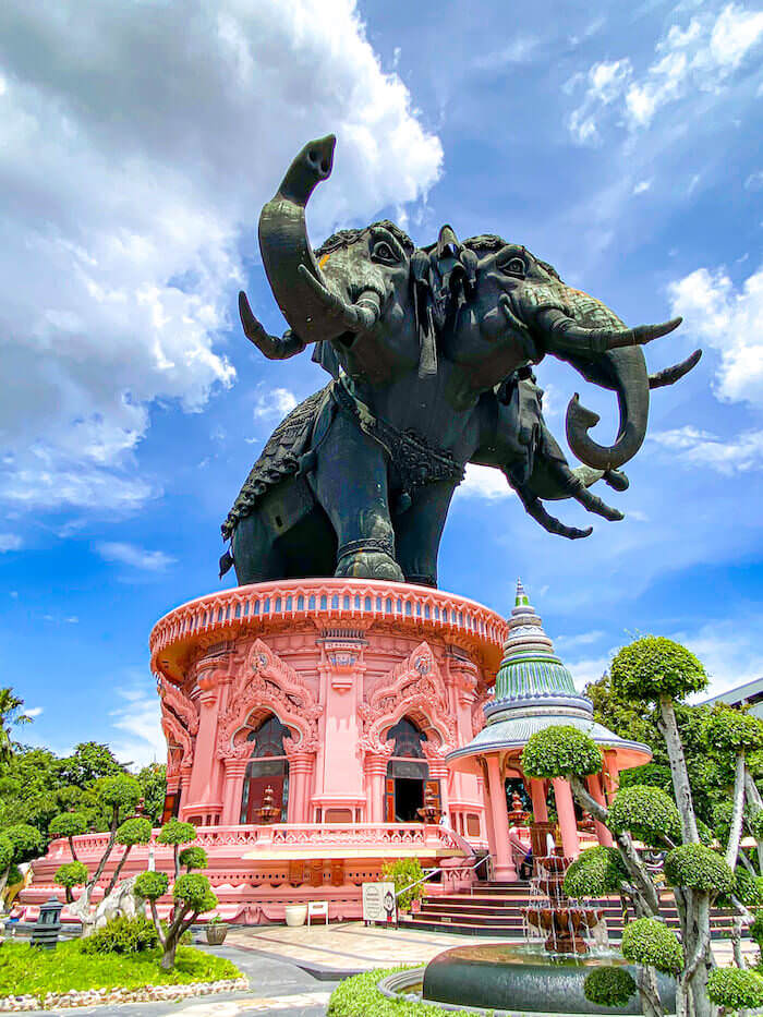エラワン・ミュージアム 3つの頭を持つ巨大な象！バンコク近郊おすすめ観光スポット - 猫のように暮らしタイ