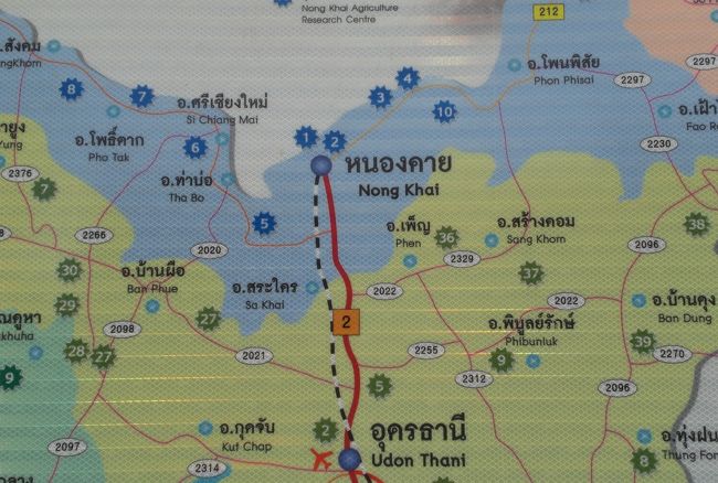 ラオスと周辺国の地図 - 旅行のとも、ZenTech