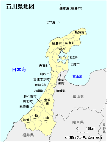 北陸３県全図 Ａ０判