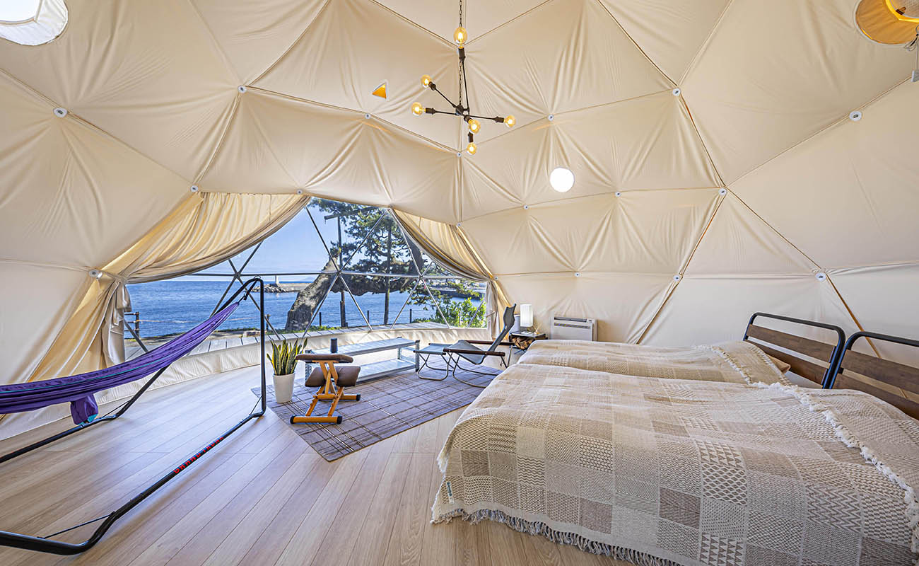 大自然の中で過ごすグラマラスな大人時間 グランドーム京都天橋立- リゾートグランピングドットコム