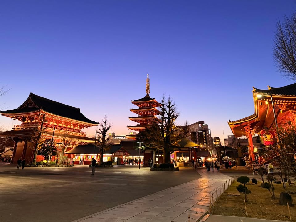 夜の浅草寺＝ライトアップで浮かび上がる美しい伽藍＝ - むらごんの思い込みWeblog