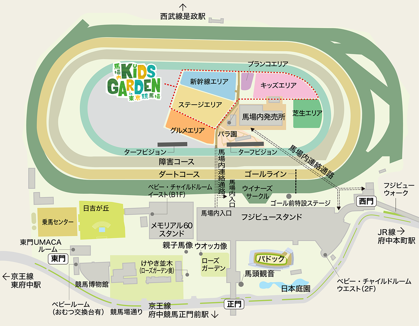 東京競馬場Tokyo Racecourse1000円もって公園へ行こう