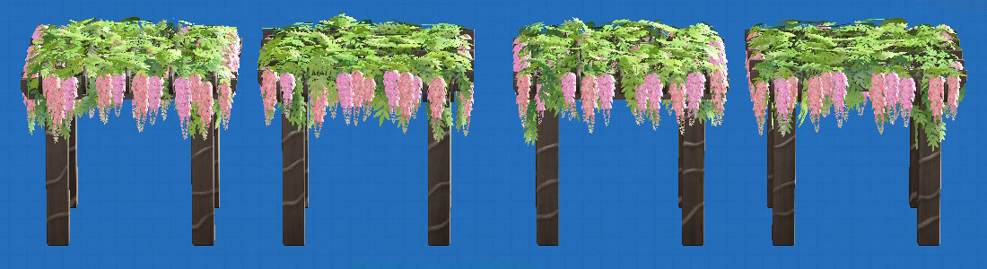 60秒島クリ💐海外勢の家具を埋めて作る花畑がおしゃれ