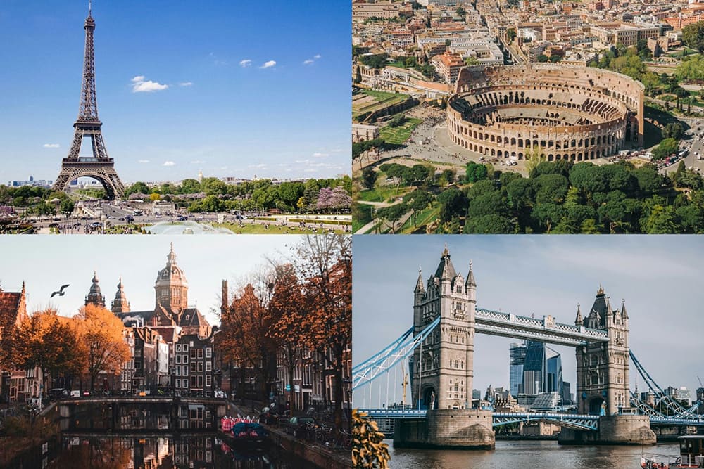 ヨーロッパの街並みの写真・画像素材-Snapmart スナップマート