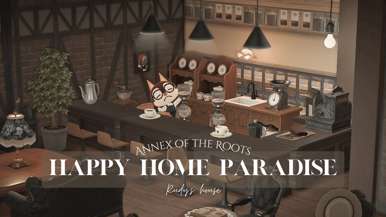 ハピパラ 韓国カフェ風のお洒落なカフェ作った ☕💭ハピパラ施設づくり！あつまれどうぶつの森 ハッピーホームパラダイス- YouTube