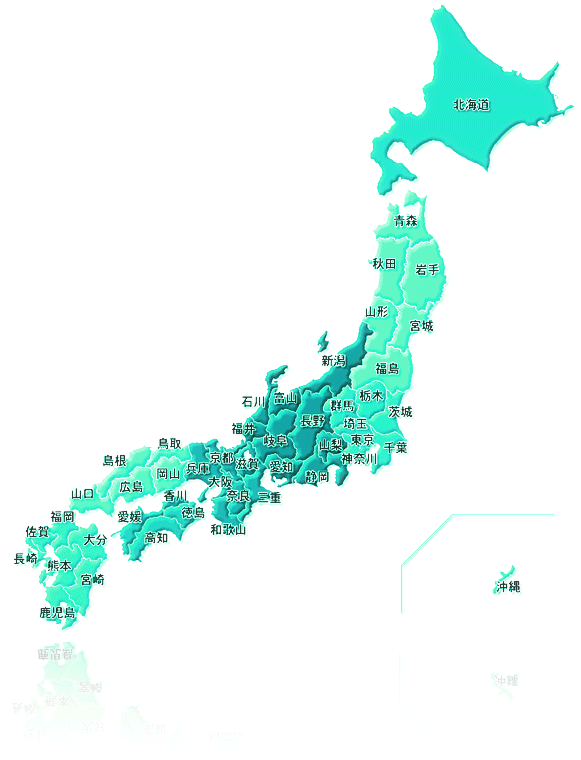 全国の有名温泉一覧。日本地図2分割の北・東日本編 47Prefectures 47都道府県のあれやこれや