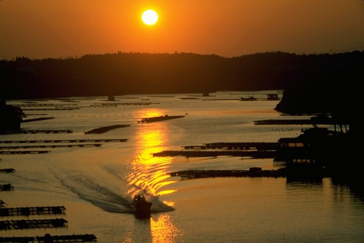 大王崎灯台と賢島大橋からの夕日Narapic 奈良の写真いろいろブログ
