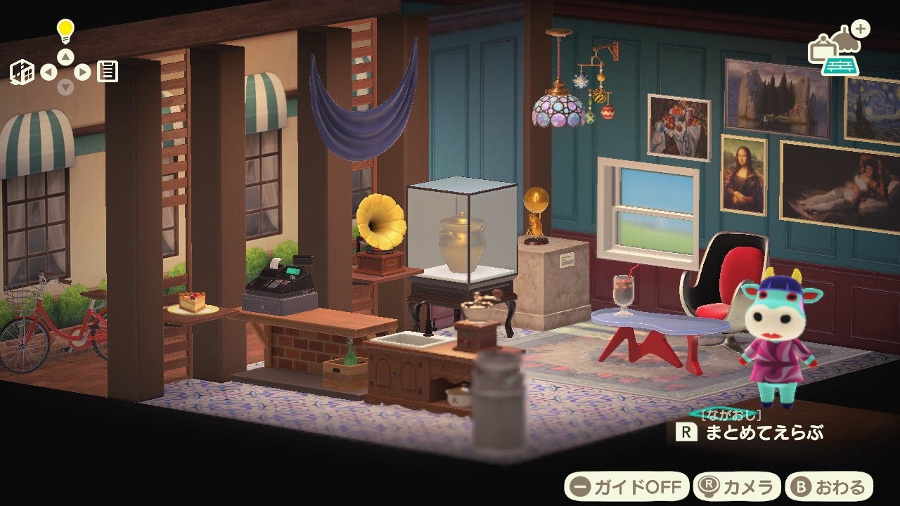 あつ森の話 ハピパラを楽しむ！⑤ カフェのレイアウト『ハウスデザイン三協』スタッフのブログ 株式会社三協誠意と技術の家づくり