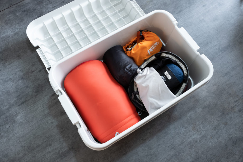 収納ボックス 収納ケース コン テナ 屋外 アウトドア フタ付き おしゃれ 登山道具 本収納 横幅 40cm 軽量 収納ボックス 30Lグリーン＆グレー 2個セット dショッピング コンテナボックス 45L 幅64×奥行32×高さ30cm b.c.l ビーシーエルコンテナボックス アウトドア