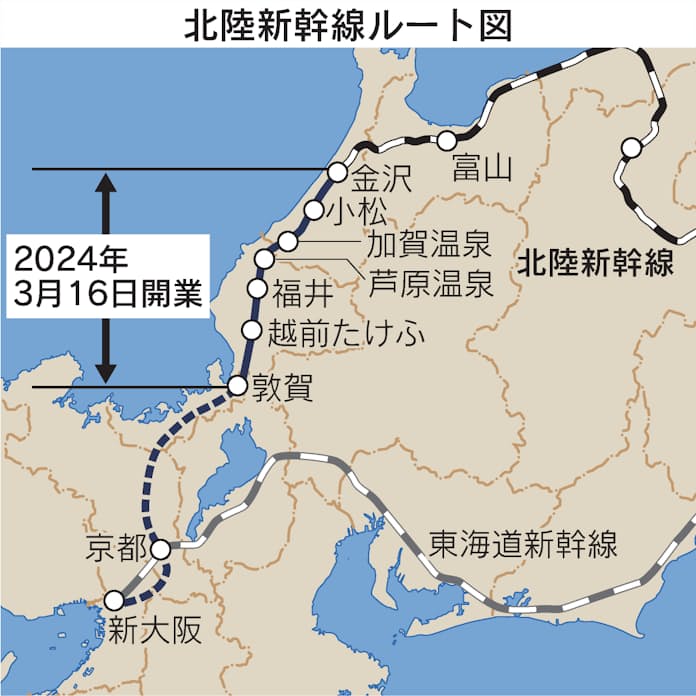 北陸新幹線：JR東日本
