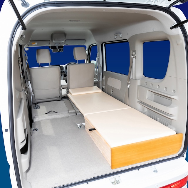 ハイゼットカーゴ S321V S331V ベッドキット 車中泊ベッド アウトドア キャンプ 車中泊 荷室 荷室棚 収納棚 内装 フロアボード便利グッズ カスタム 西濃 - ネクサスジャパン