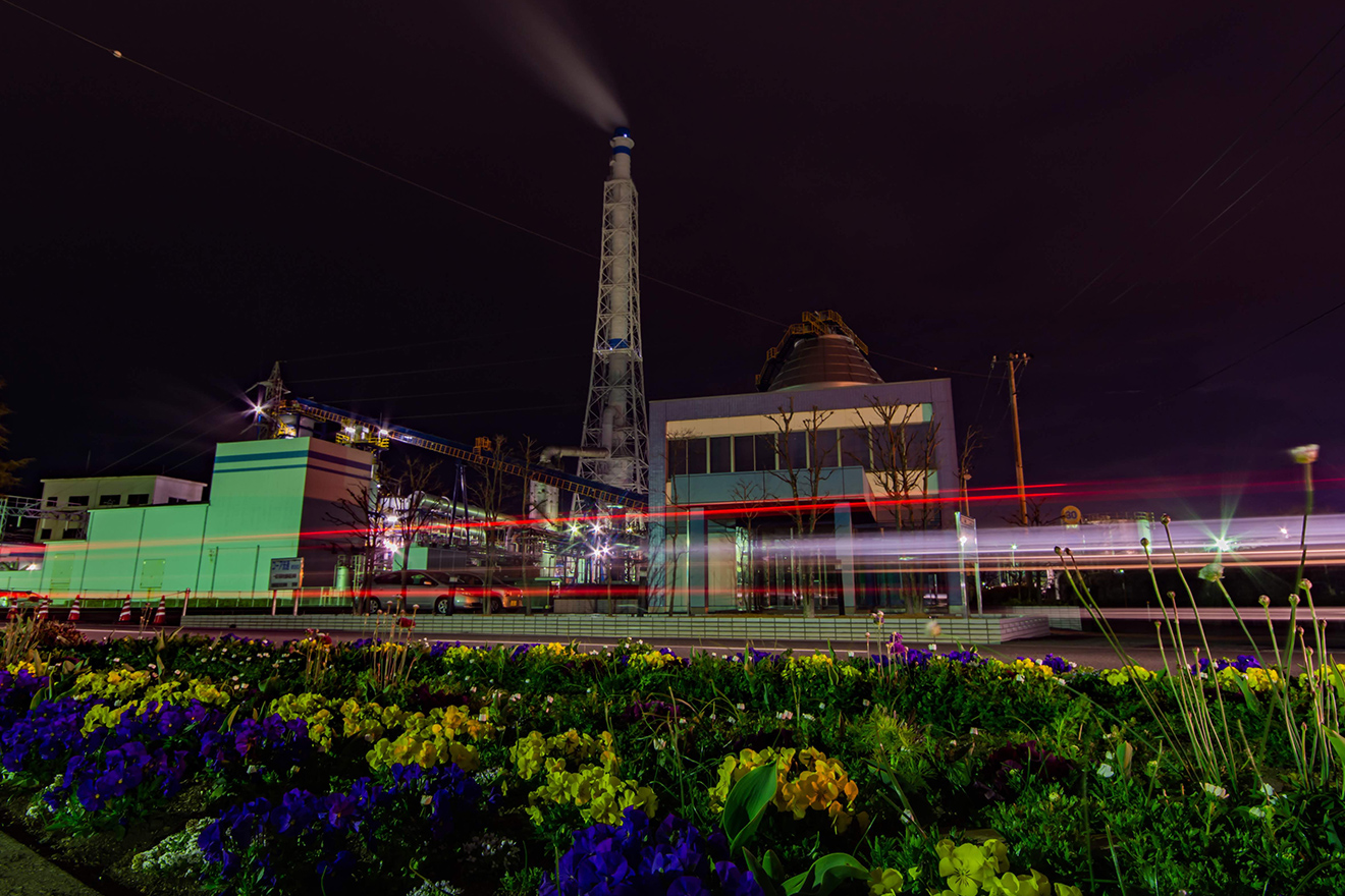 富士市 岳南原田駅の工場夜景スポット工場夜景スポット情報