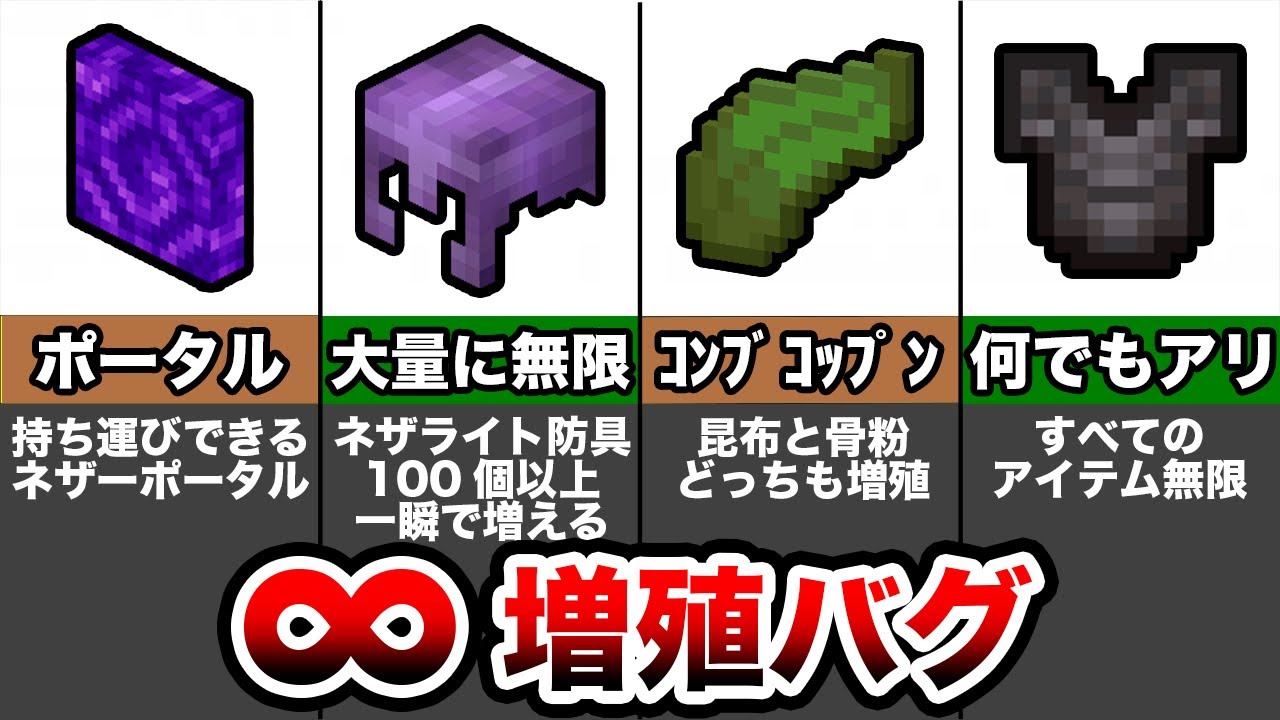 マイクラ 無限資源のアイテム ブロックの一覧と入手方法まとめ - まいくらにっき