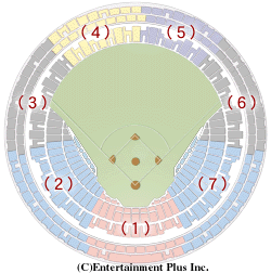 京セラドーム スタンド席の座席表と見え方ライブ基地