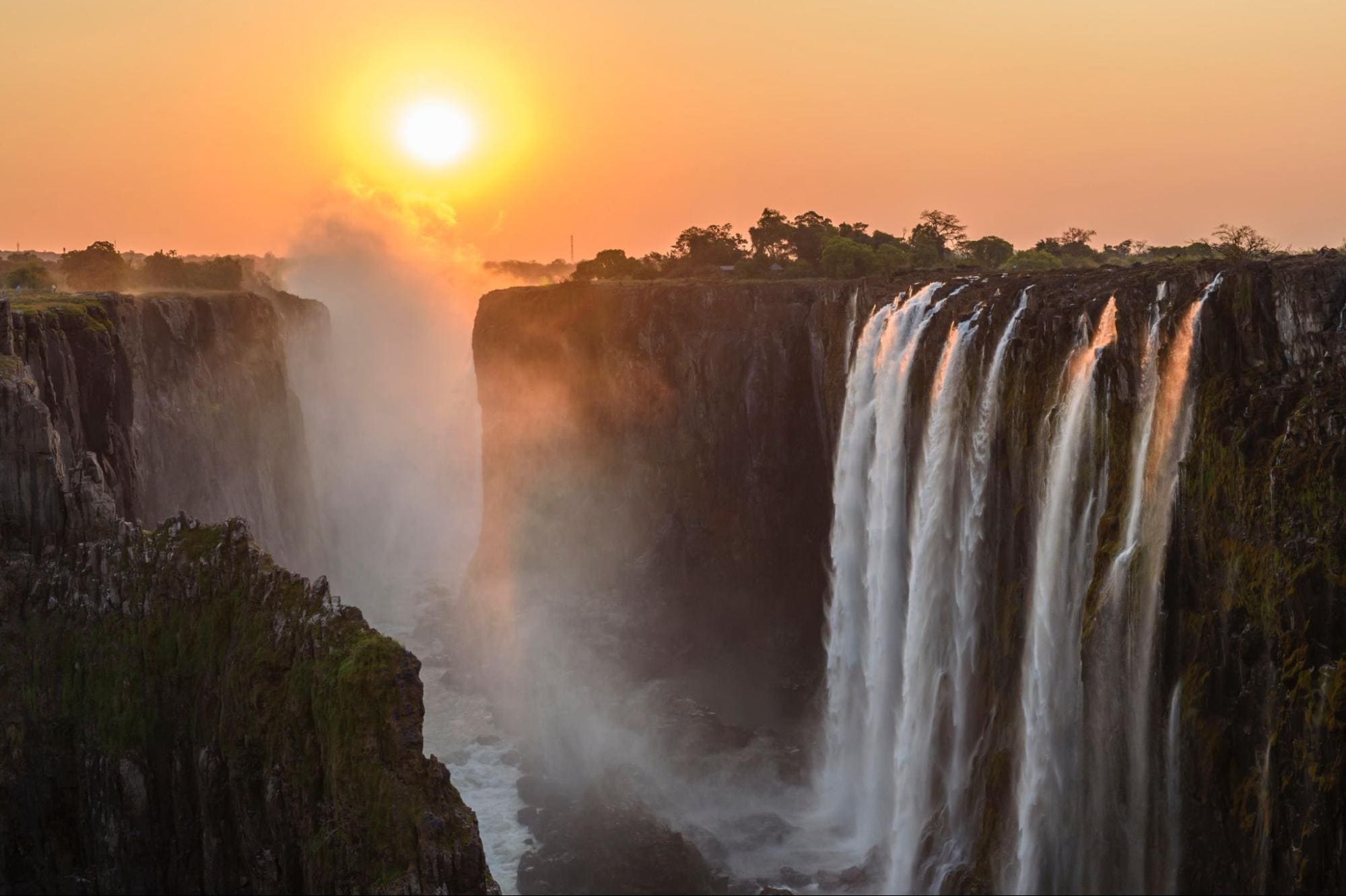 ビクトリアの滝 ザンビア、ジンバブエ -Victoria Falls, Zambia Zimbabwe