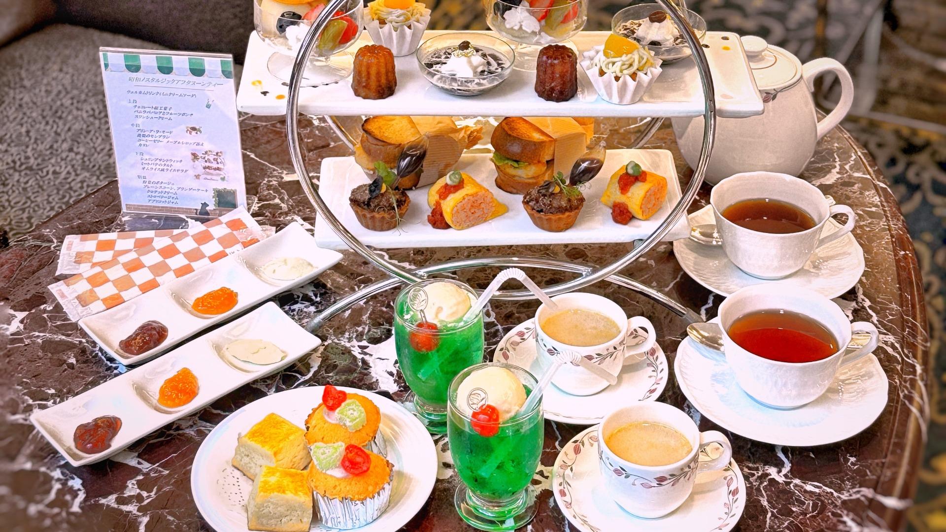 ロイヤルパークホテル“洋＆中華”のハロウィンアフタヌーンティー、パンダ饅頭やおばけスイーツ - ファッションプレス