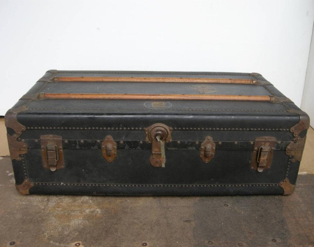 旅行用荷物 スーツケース バルカンファイバー 古い大きなスーツケース ビンテージ メンズ