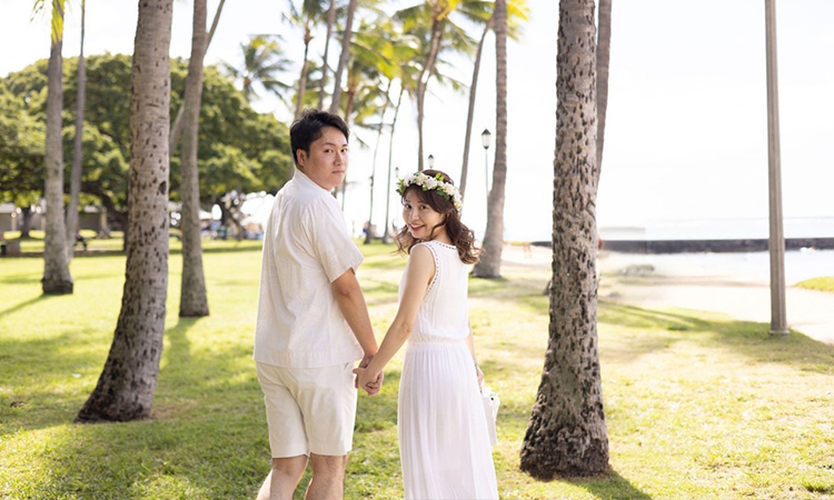 風が強い海でも安心♡ビーチフォトウェディングのヘアスタイル8選！ainowa沖縄リゾートウェディング