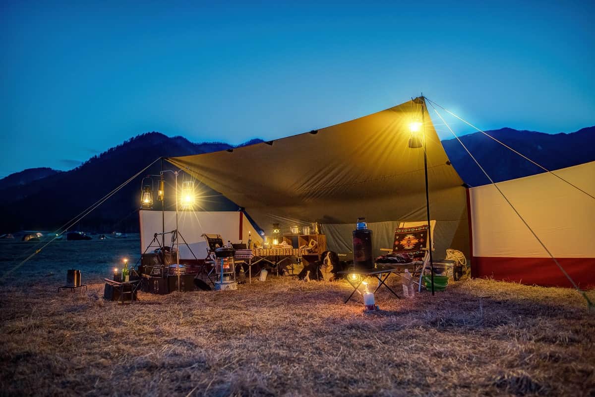 テントサイトのレイアウトの悩みを解決！テントやタープの配置方法Greenfield グリーンフィールド