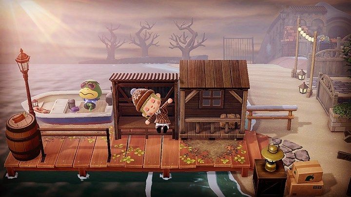 あつ森 ビーチと桟橋のオシャレレイアウト紹介🏖