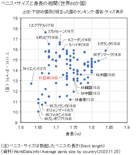 ちんこの平均サイズは何cm？男が気になる日本人の大きさが判明！