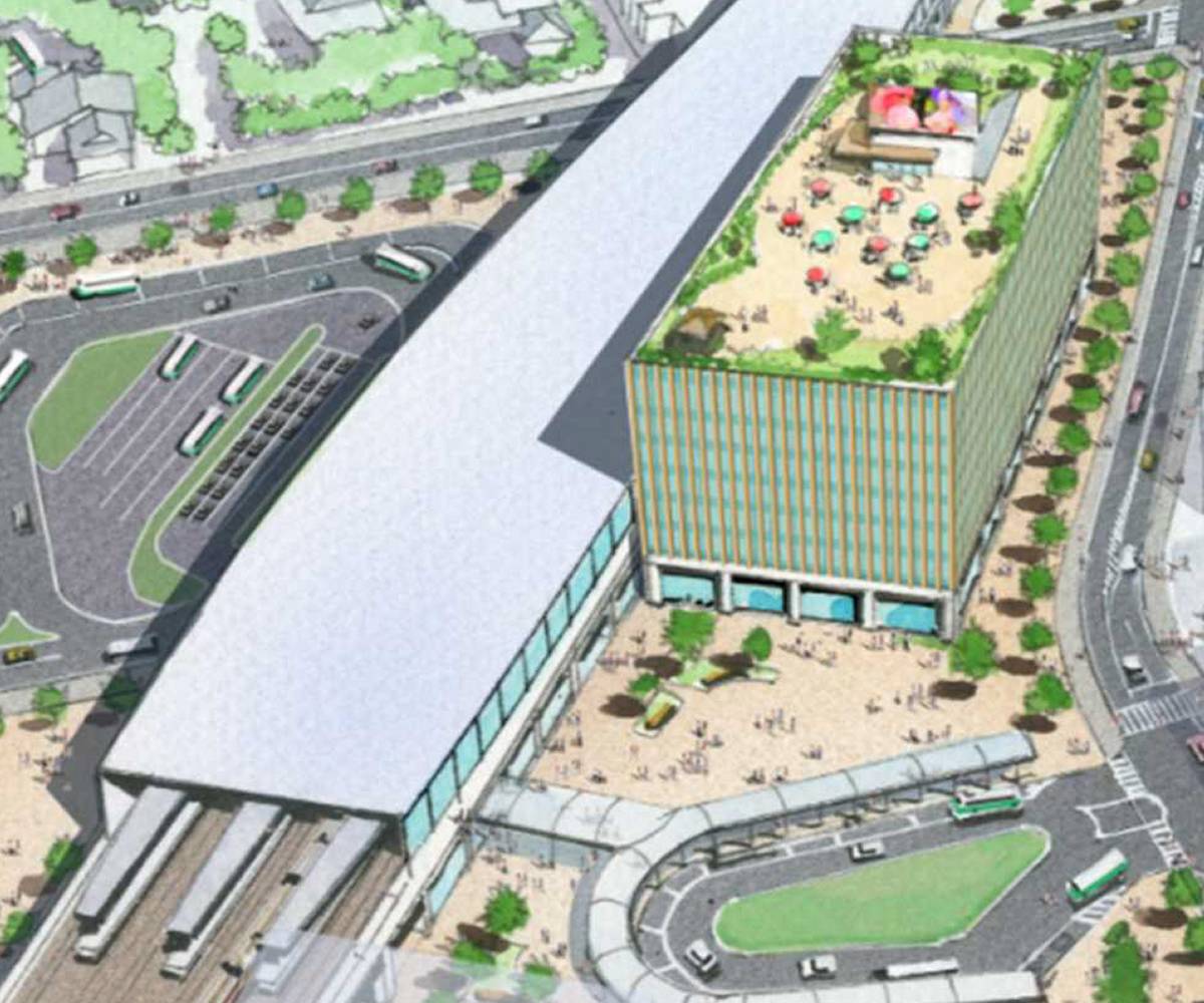 近鉄大和西大寺駅で自由通路の本体工事を開始鉄道ニュース2019年1月30日掲載鉄道ファン・railf.jp