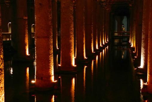 Basilica Cisternイスタンブル地下宮殿バシリカ・シスタンIstanbul, Turkey N.Hagimoto