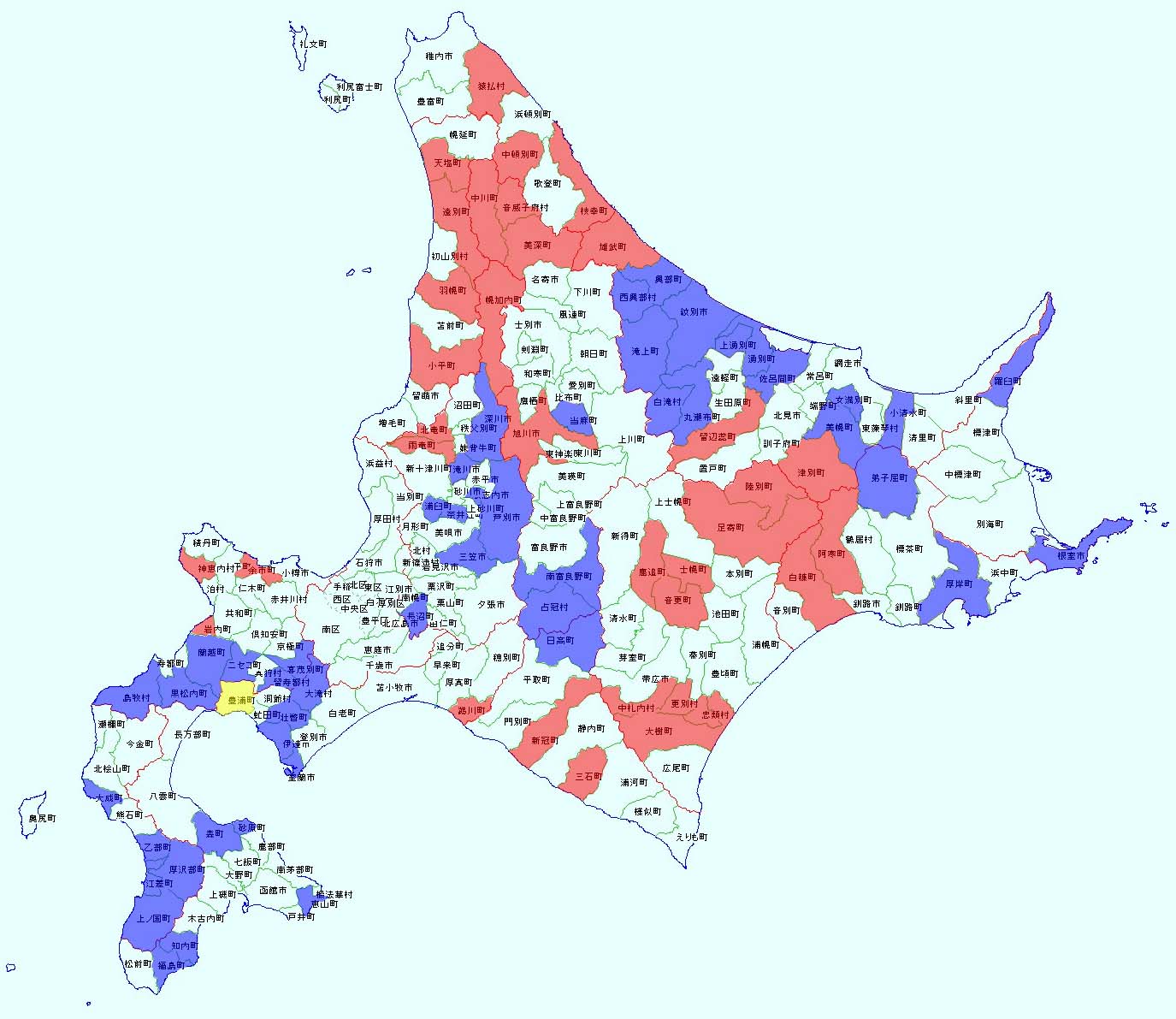 北海道の地図Map-It マップ・イット
