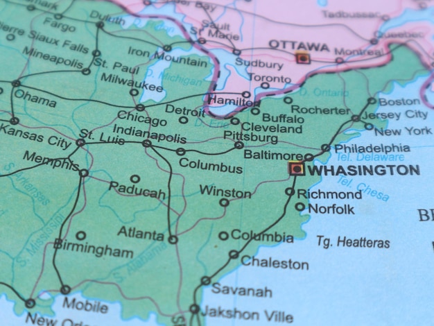 羊たちの沈黙』関連地図