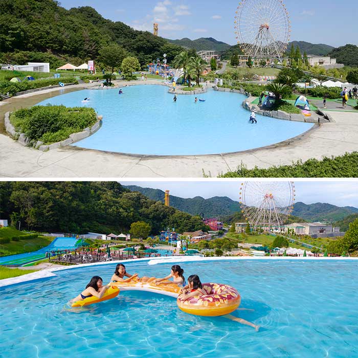 姫路セントラルパークにナイトプール登場！光と音が織りなす幻想空間を体験 - Yahoo! JAPAN