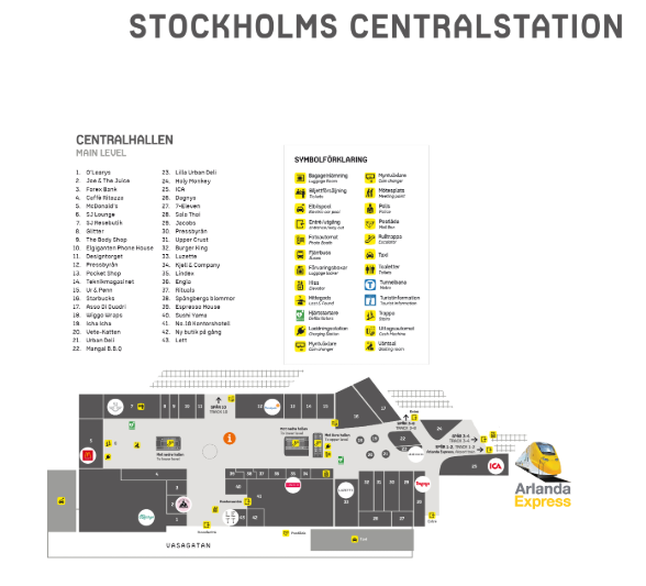 アーランダ空港 ターミナル2の出発エリアのお土産やショップ