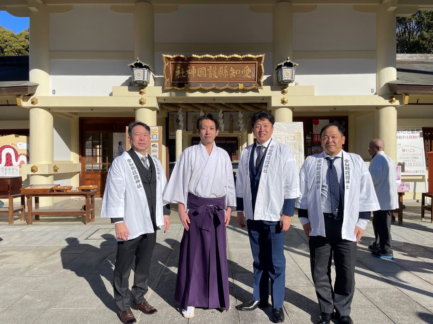 愛知県護国神社 太玉串奉納 : “なかとりもち” として