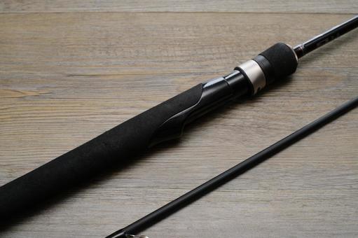 釣り竿ロッドのシルエットPremiumベクトル素材