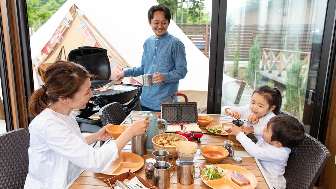 ご宿泊栃木県那須高原のグランピング 公式 那須ハミルの森 愛犬同伴可能