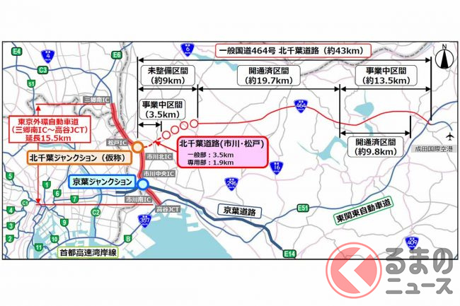 一般国道357号 東京湾岸道路 千葉県部