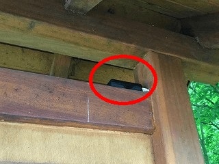 GPSでリアル宝探しゲーム。ファミリーパークでジオキャッシング。大工の休み時間