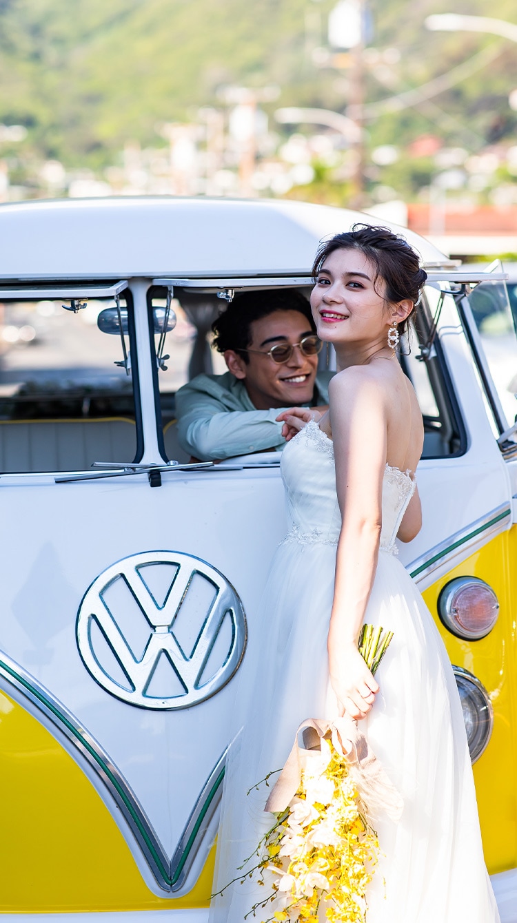 ハワイ- スペシャルフォトツアーフォトウエディング・前撮りのファーストウエディング