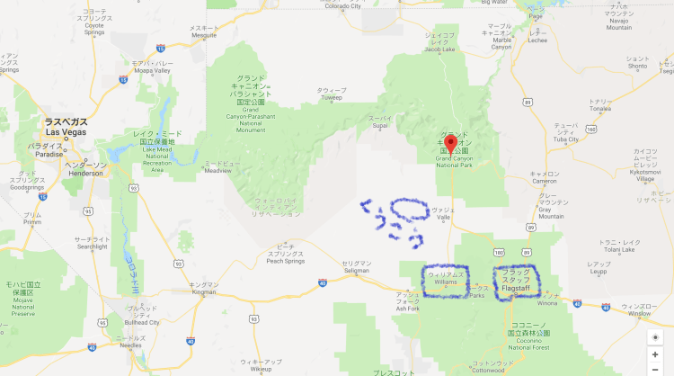 グランドキャニオンからルート66を通って寄ったセリグマンという町いつかは夢のミリオン☆マイラ