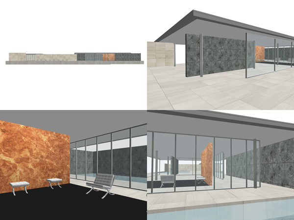 7歳児とのバルセロナ建築旅８ バルセロナ・パビリオン株式会社エキップ