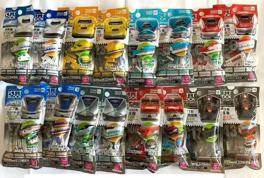 ダイソー プチブロック「TRAIN SERIES」9～16をレビュー 第2弾