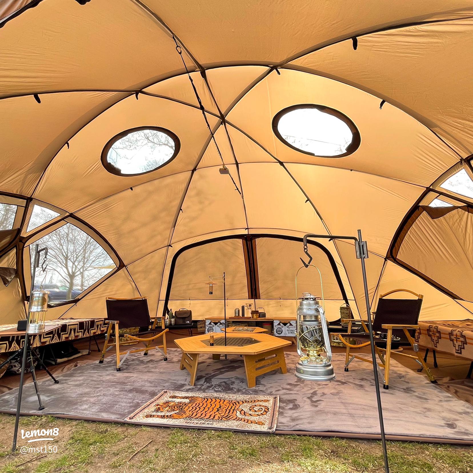 カマボコテント タープ レイアウトTikTok