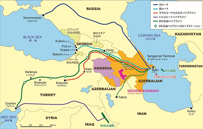 アゼルバイジャンでビジネス「アゼルバイジャン」と聞いても、世界のどこに在るのか分かる人は少ないと思います。「アゼルバイジャン 」は東にカスピ海、北にはロシア・ジョージア・アルメニア、南にはイランと隣接する国です。アルメニア・イラン・トルコとの国境を